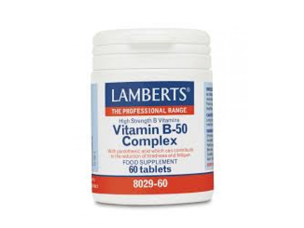 Lamberts B50 Complex για ένα Υγιές Νευρικό Σύστημα, 60tabs