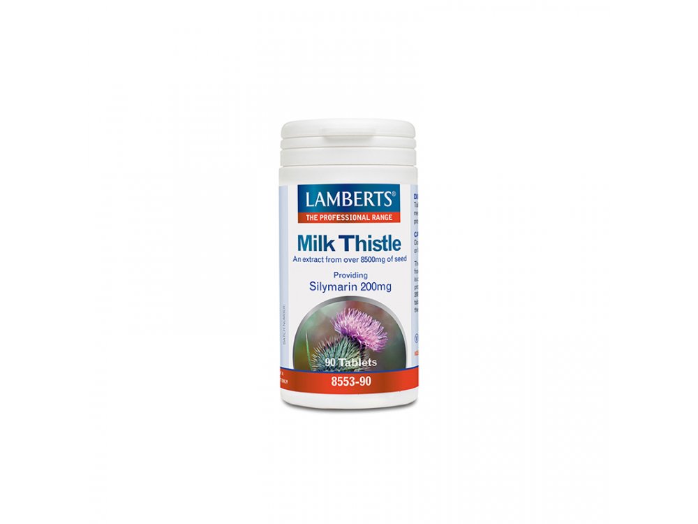 Lamberts Milk Thistle Providing Silymarin 200mg Γαϊδουράγκαθο 90 Tablets