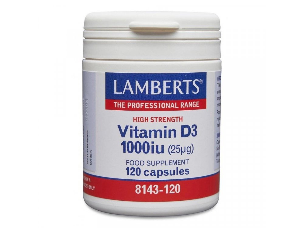 Lamberts Vitamin D-3 1000iu 120tabs