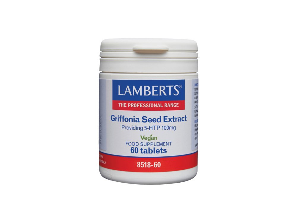 Lamberts Griffonia Seed Extract Providing 5-HTP 100mg, 60tabs