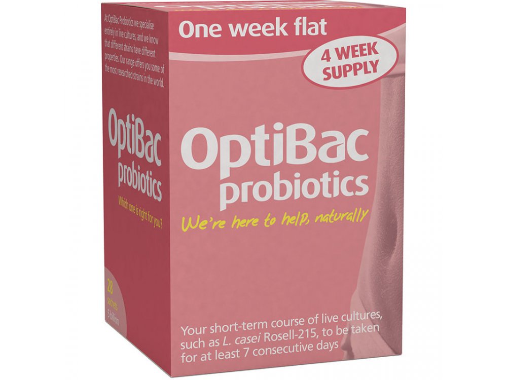 
OPTIBAC Probiotics One Week Flat 28 sachets