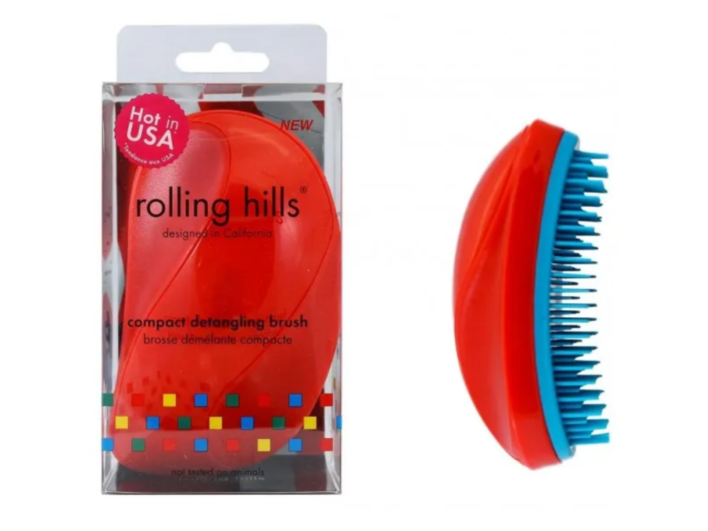 Tangle Teezer Salon Elite Winter Berry Βούρτσα Μαλλιών για Εύκολο Ξεμπέρδεμα, Κόκκινη/Γαλάζια, 1τμχ