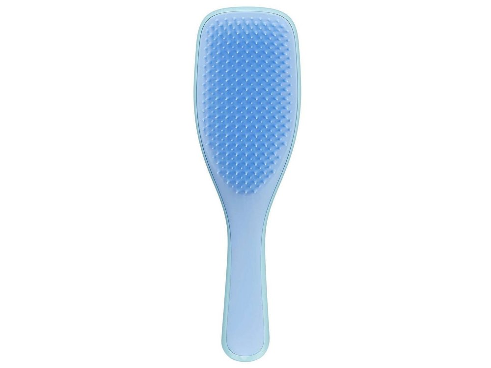 Tangle Teezer The Wet Detangler Denim Blue, Βούρτσα Ειδικά Σχεδιασμένη για Εύκολο Ξεμπέρδεμα των Βρεγμένων Μαλλιών, Γαλάζια, 1τμχ