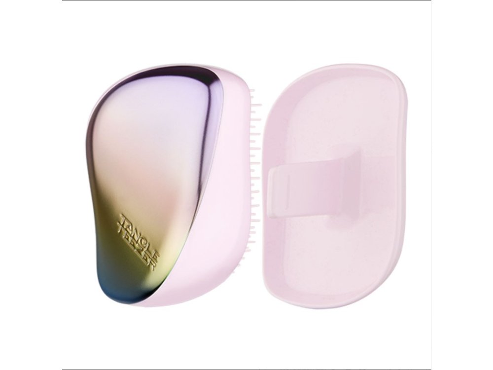 Tangle Teezer Compact Styler Matte Ombre Chrome, Βούρτσα Μικρού Μεγέθους με Θήκη, 1τμχ