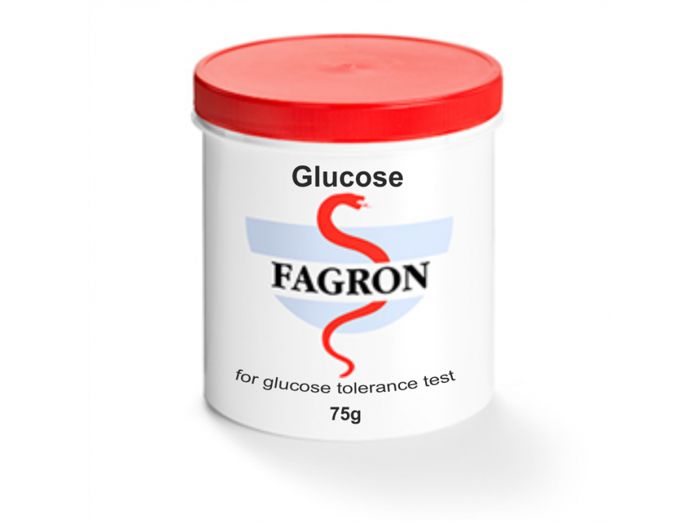FAGRON Glucose For Glucose Tolerance Test 75gr - Γλυκόζη Σε 75γρ Για Καμπύλη Σακχάρου