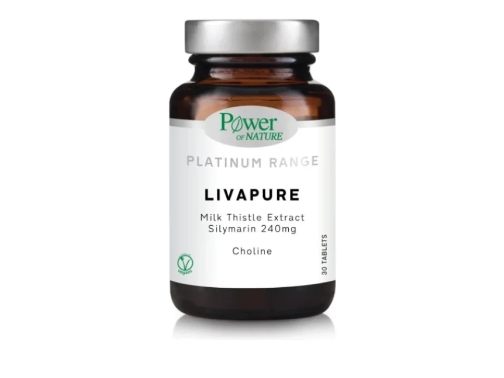 Power Health Classics Platinum LivaPure Ισχυρό Συμπλήρωμα Διατροφής για την Καλή Υγεία του Ήπατος, 30tabs