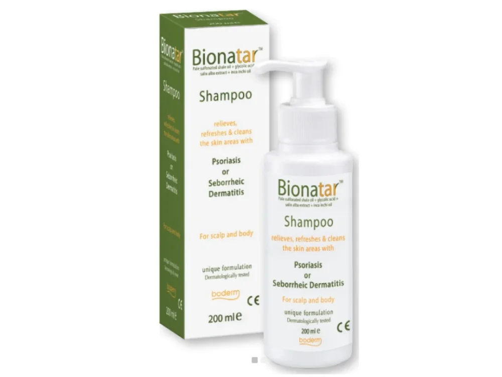 Boderm Bionatar Shampoo Σαμπουάν για την Ανακούφιση των Συμπτωμάτων της Ψωρίασης & της Σμηγματορροϊκής Δερματίτιδας, 300ml