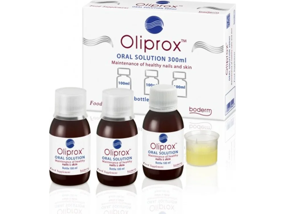 Boderm Oliprox Oral Solution Συμπλήρωμα Διατροφής για Μαλλιά & Νύχια, 3x100ml
