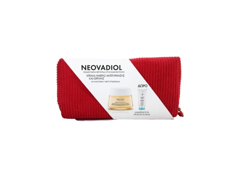 Vichy Neovadiol Peri-Menopause Light Cream για Περιεμμηνόπαυση Κρέμα Ημέρας Κανονικές - Μικτές Επιδερμίδες, 50ml - ΔΩΡΟ Purete Thermale 3 in 1 Γαλάκτωμα Καθαρισμού Προσώπου, 100m