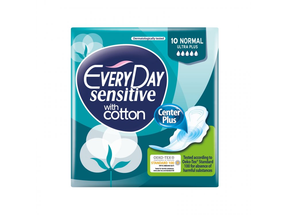 EveryDay Sensitive Ultra Plus Normal, Σερβιέτες, 10τμχ