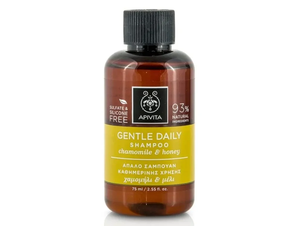 Apivita Μini Shampoo Καθημερινής Χρήσης με Χαμομήλι & Μέλι, 75ml