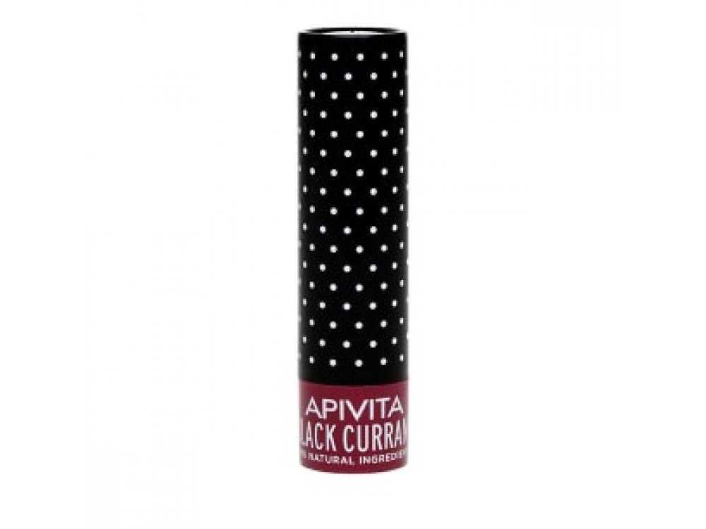 Apivita Black Currant Lip Care με Φραγκοστάφυλο,Μπορντό Φυσικό Χρώμα 4.4gr