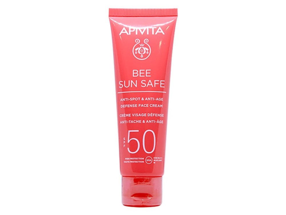 Apivita Bee Sun Safe, Κρεμα Προσώπου Κατά των Πανάδων & των Ρυτίδων SPF50, 50ml