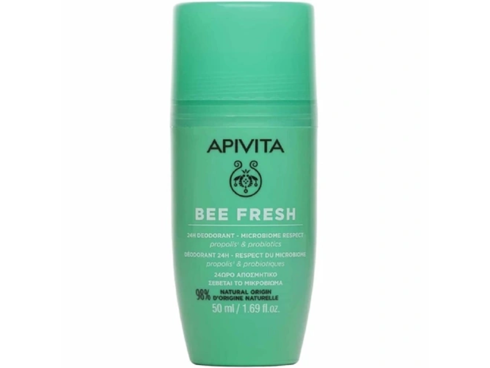 Apivita Bee Fresh 24h Deodorant Roll-On, Αποσμητικό 24ωρης Δράσης, 50ml