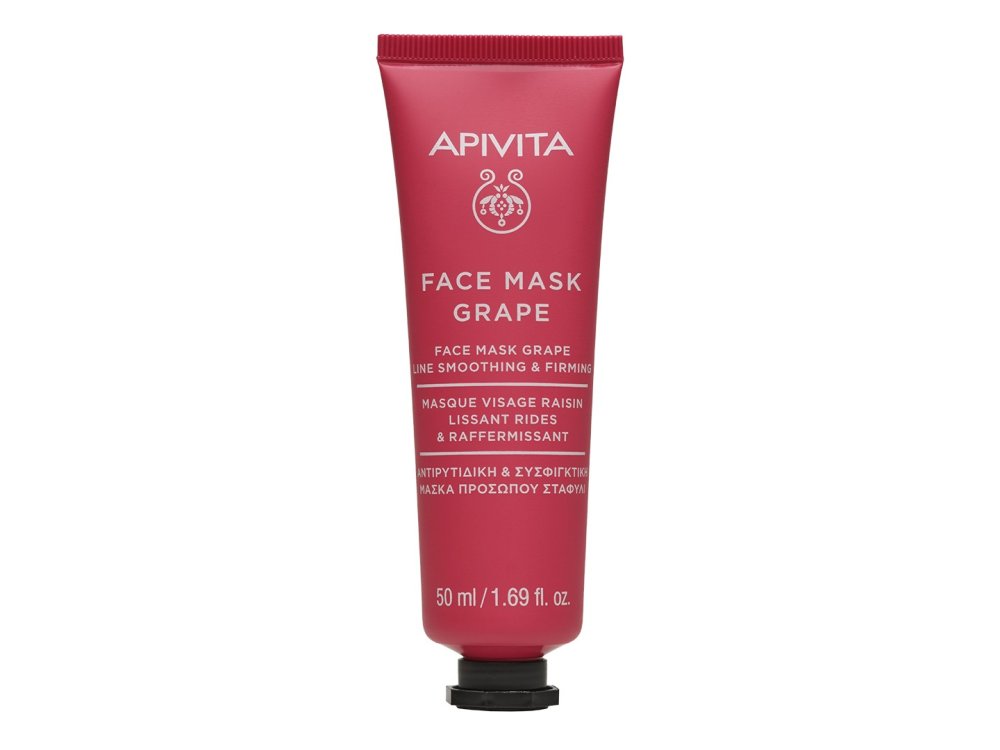 Apivita Mask Αντιρυτιδική & Συσφιγκτική Μάσκα Προσώπου με Σταφύλι, 50ml