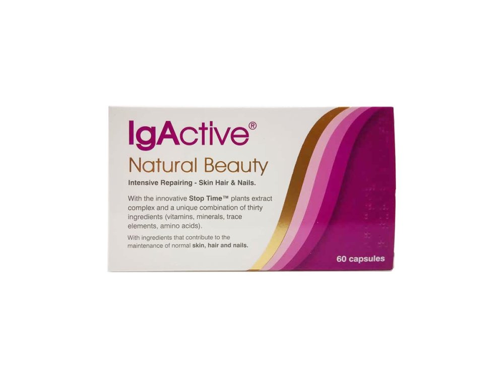 IgActive Natural Beauty Intensive Skin Hair & Nails, Για Υγιές Δέρμα και Δυνατά Μαλλιά & Νύχια, 60caps