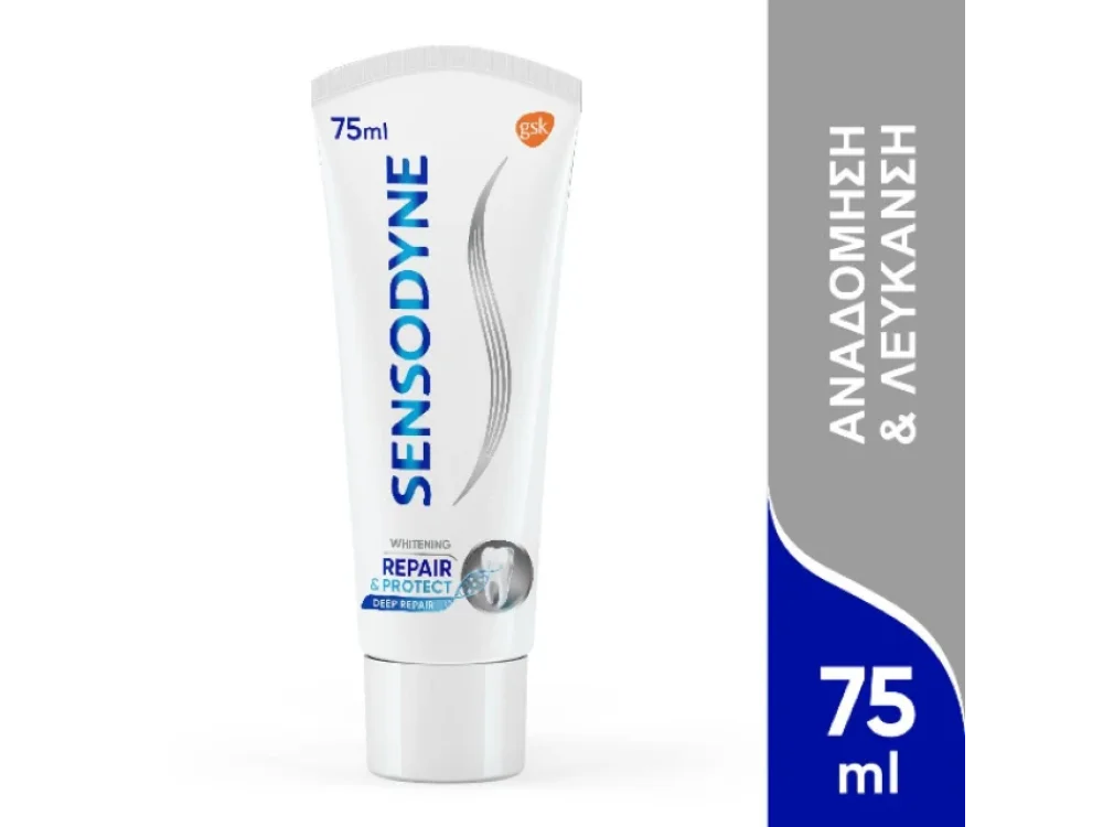 Sensodyne Repair & Protect Whitening Οδοντόκρεμα για Αναδόμηση και Λεύκανση, 75ml