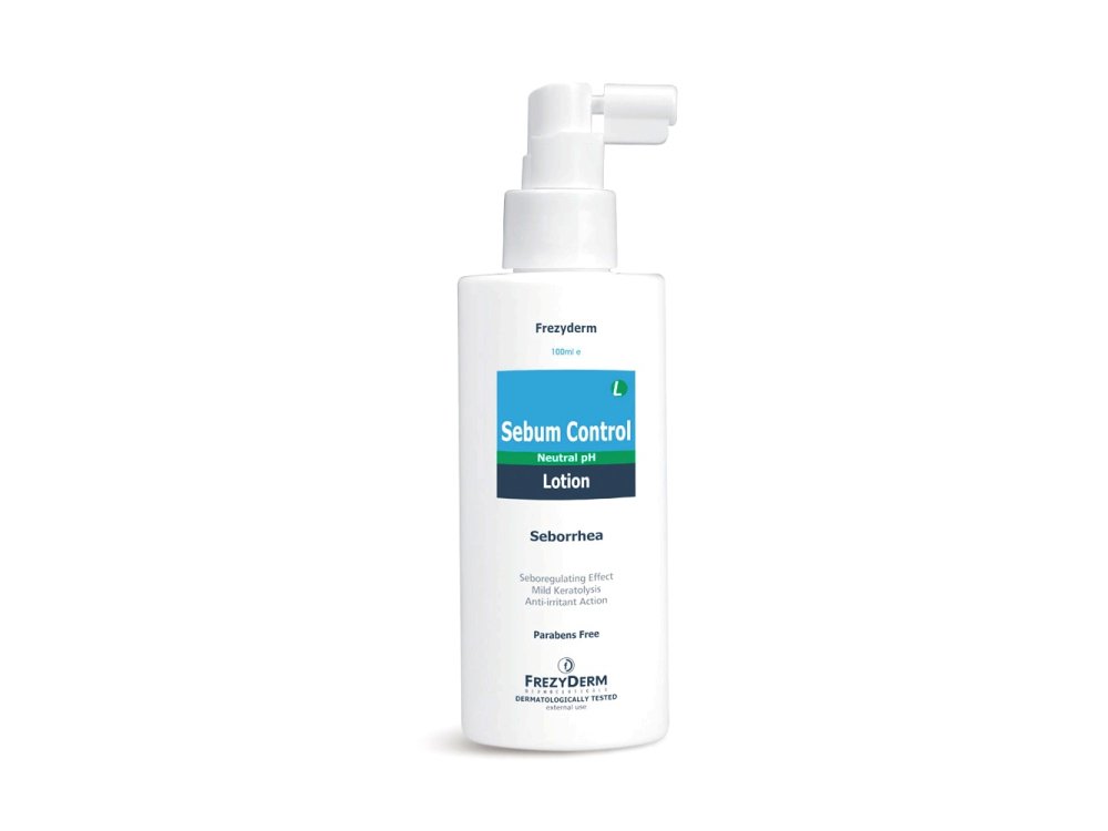 Frezyderm Sebum Control Lotion, Λοσιόν Μαλλιών για Ανακούφιση από Σμηγματορροϊκή Δερματίτιδα, Ψωρίαση, Ερεθισμό και Κνησμό του Τριχωτού, 100ml