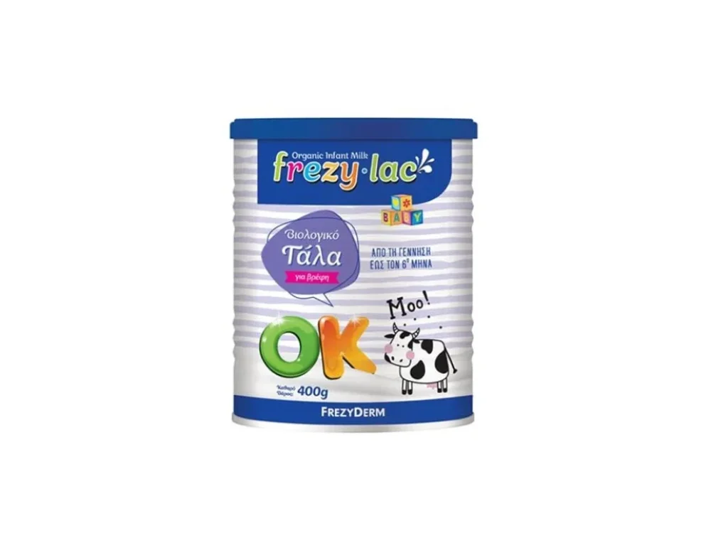 Frezyderm Frezylac OK Βιολογικό Γάλα σε Σκόνη 0-6m, 400gr