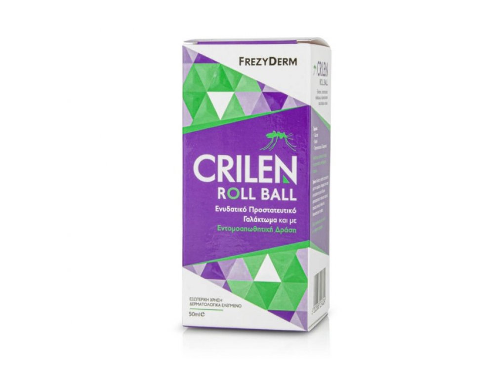 Frezyderm Crilen Roll Ball Εντομοαπωθητικό Γαλάκτωμα, 50ml