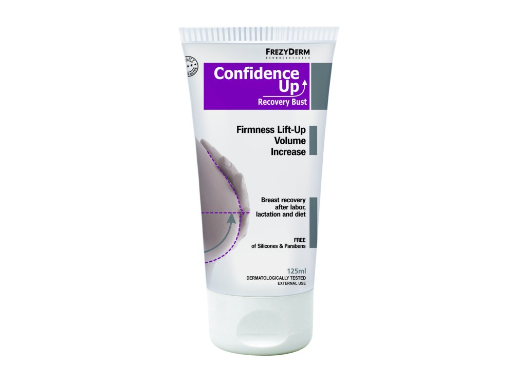 Frezyderm Confidence Up Recovery Bust Κρέμα Gel, Για τη Σύσφιξη, Ανόρθωση & Αύξηση του Όγκου του Στήθους, 125ml