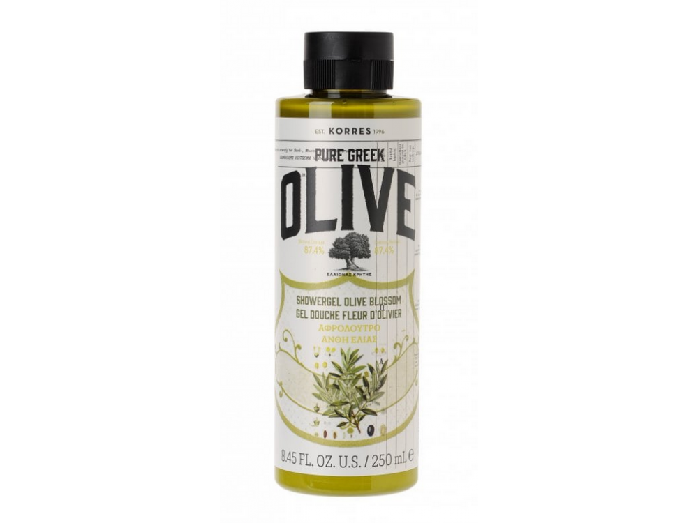 Korres Pure Greek Olive Shower Gel Olive Blossom Αφρόλουτρο με Άνθη Ελιάς, 250ml