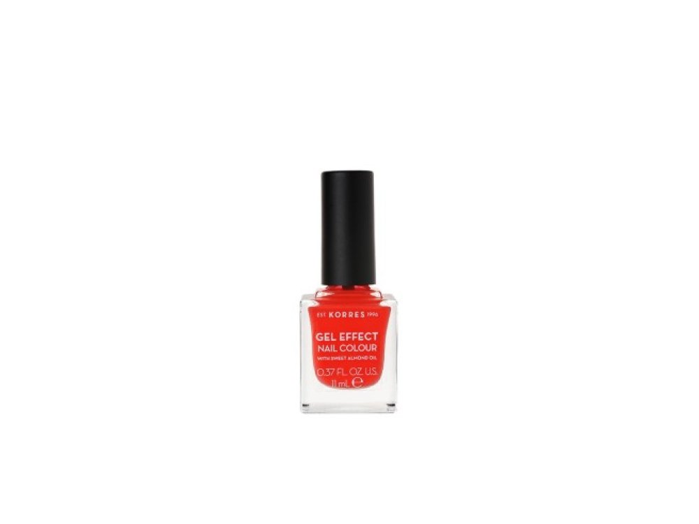 Korres Gel Effect Nail Colour No.45 Coral Βερνίκι Νυχιών, 11ml
