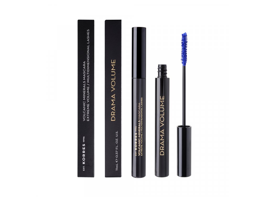 Korres Volcanic Minerals Mascara Drama Volume Bright Blue No 03 11ml