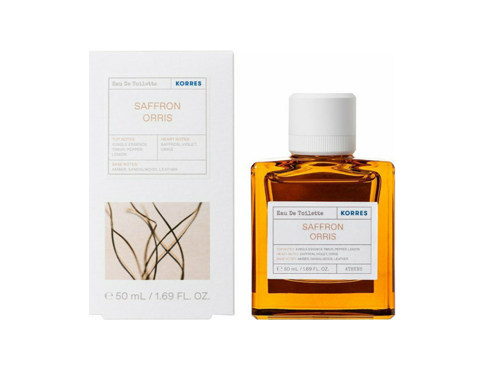 Korres Saffron Orris Eau De Toilette, Γυναικείο Άρωμα, 50ml