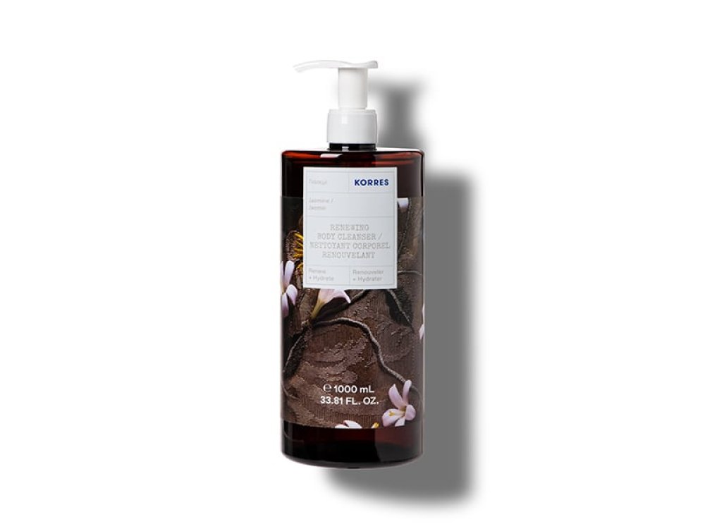 Korres Jasmine Shower Gel, Αφρόλουτρο με Φρέσκο Άρωμα από Άνθη Γιασεμιού, 1L