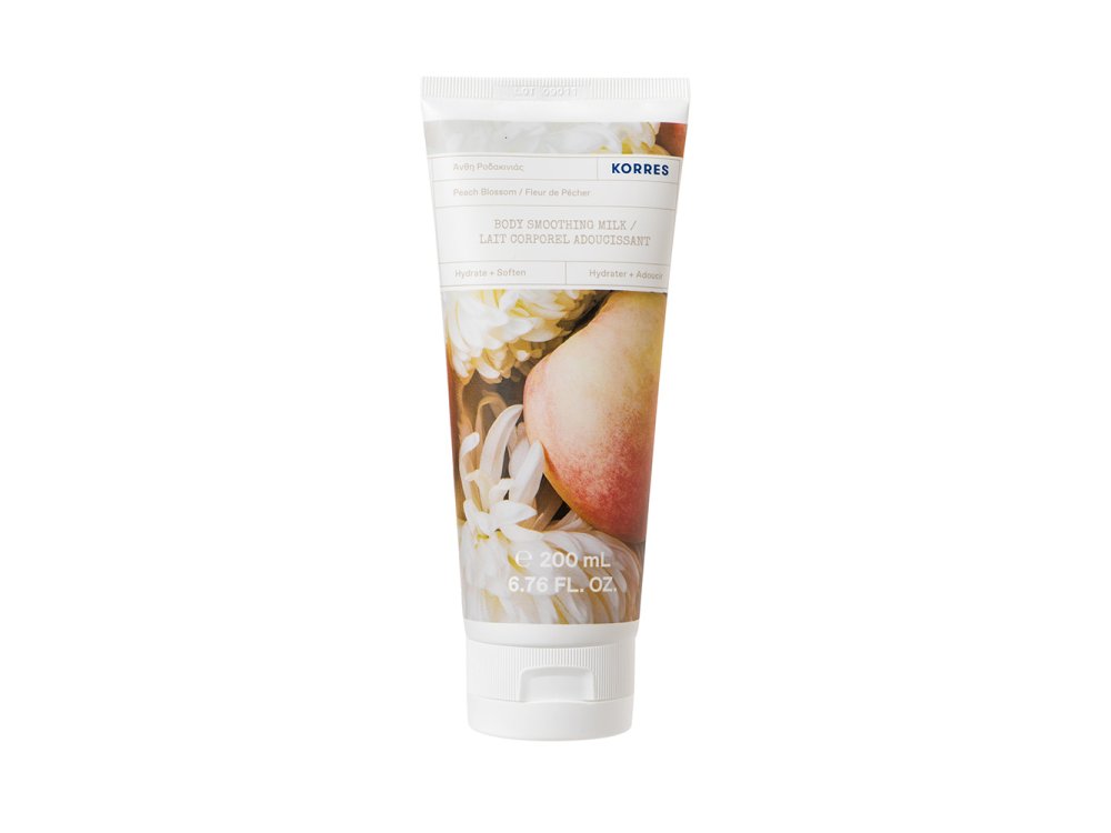 Korres Body Smoothing Milk Peach Blossom Γαλάκτωμα Σώματος Άνθη Ροδακινιάς, 200ml