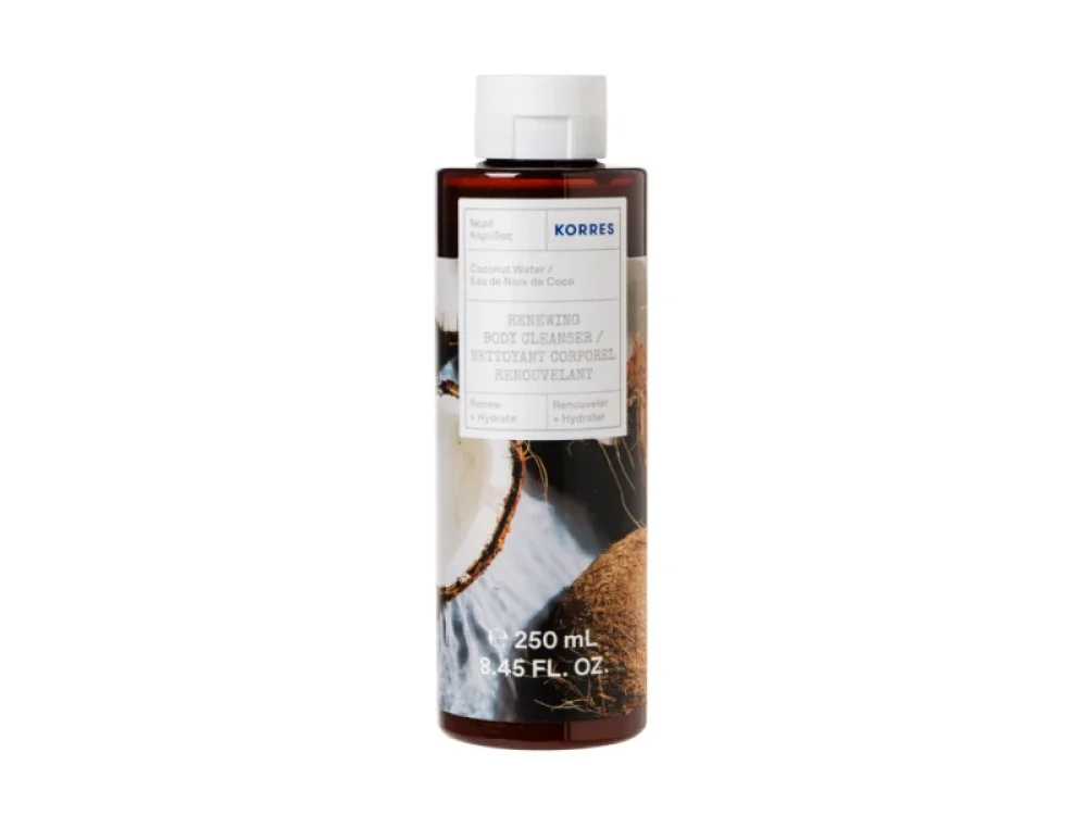 Korres Renewing Body Cleanser with Coconut Water Aφρόλουτρο με Νερό Καρύδας, 250ml