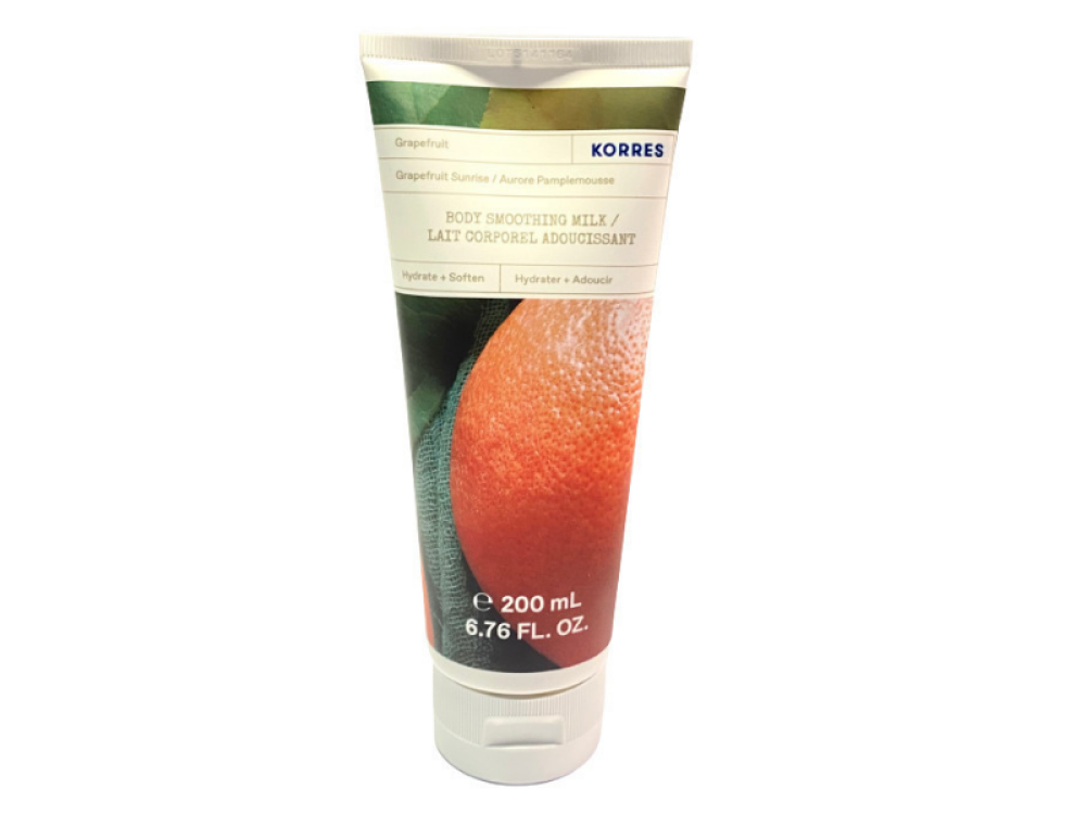 Korres Grapefruit Body Smoothing Milk, Ενυδατικό Γαλάκτωμα Σώματος με Άρωμα Γκρέιπφρουτ, 200ml