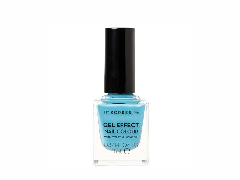 Korres Gel Effect Nail Colour Oceanid No81, Βερνίκι Νυχιών Απόλυτης Λάμψης & Διάρκειας, με Αμυγδαλέλαιο, 11ml