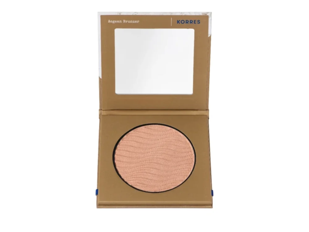 Korres Aegean Bronzer Natural Tan Look Healthy Glow Πούδρα Bronzing, 7g