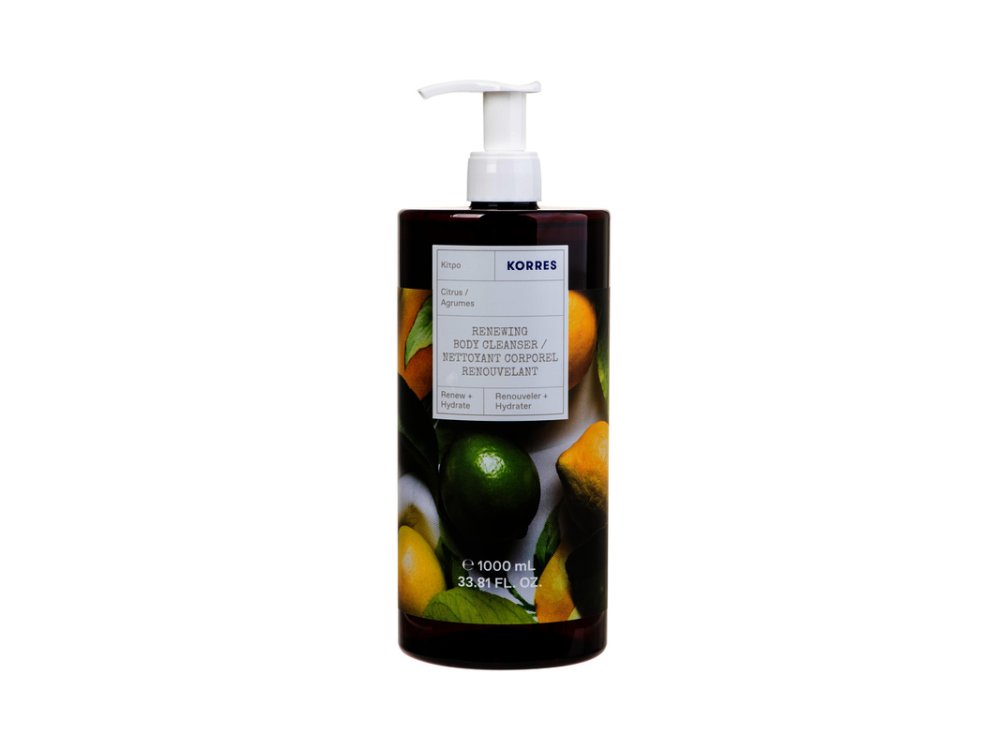 Korres Renewing Body Cleanser Αφρόλουτρο Κίτρο, 1000ml