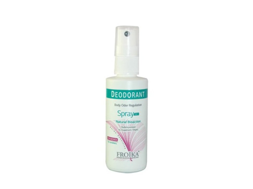 Froika 24h Deodorant Spray for Women, Γυναικείο Αποσμητικό Σπρέι 24ωρης Προστασίας, 60ml