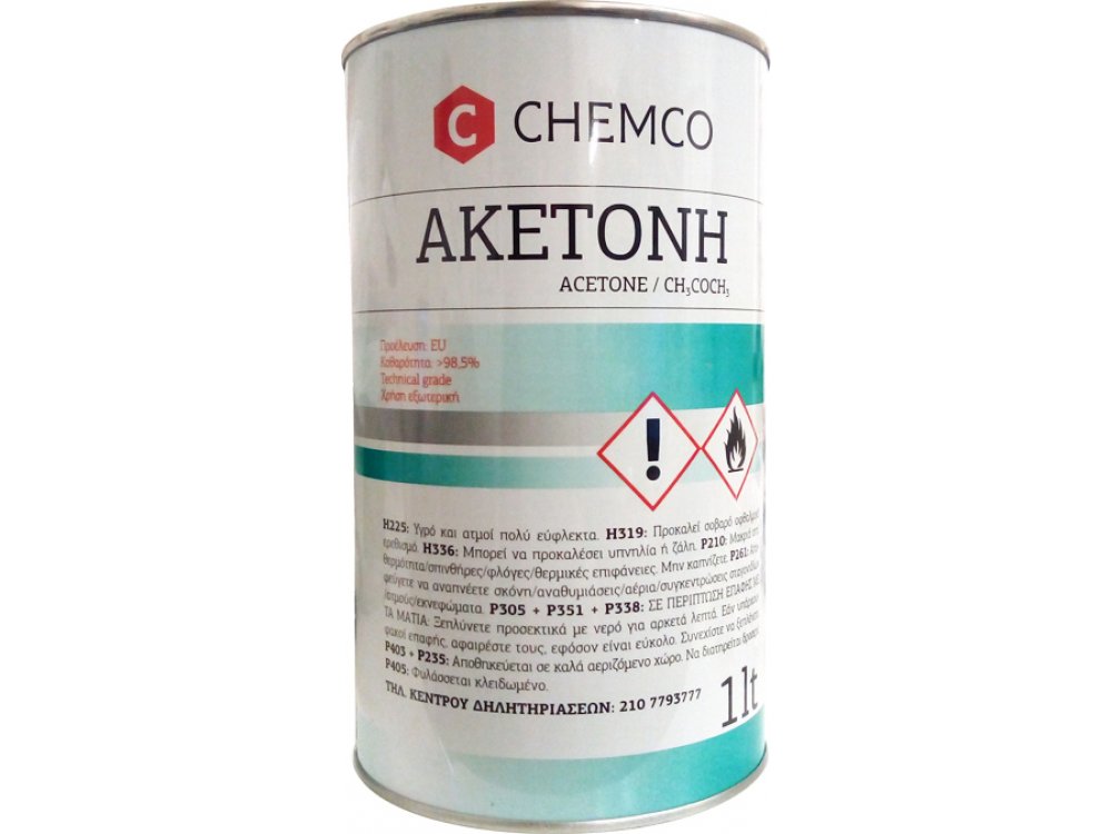 Chemco Acetone (Ακετόνη) 1lt