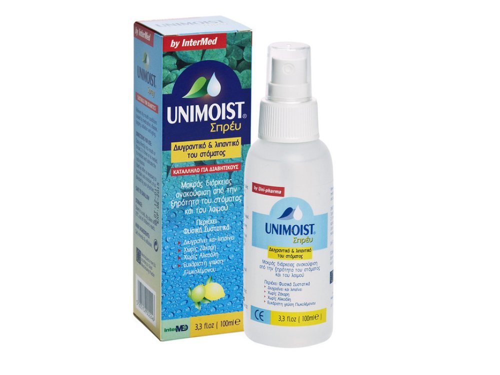 Intermed Unimoist Spray, Καθημερινή ανακούφιση της ξηροστομίας, 100ml