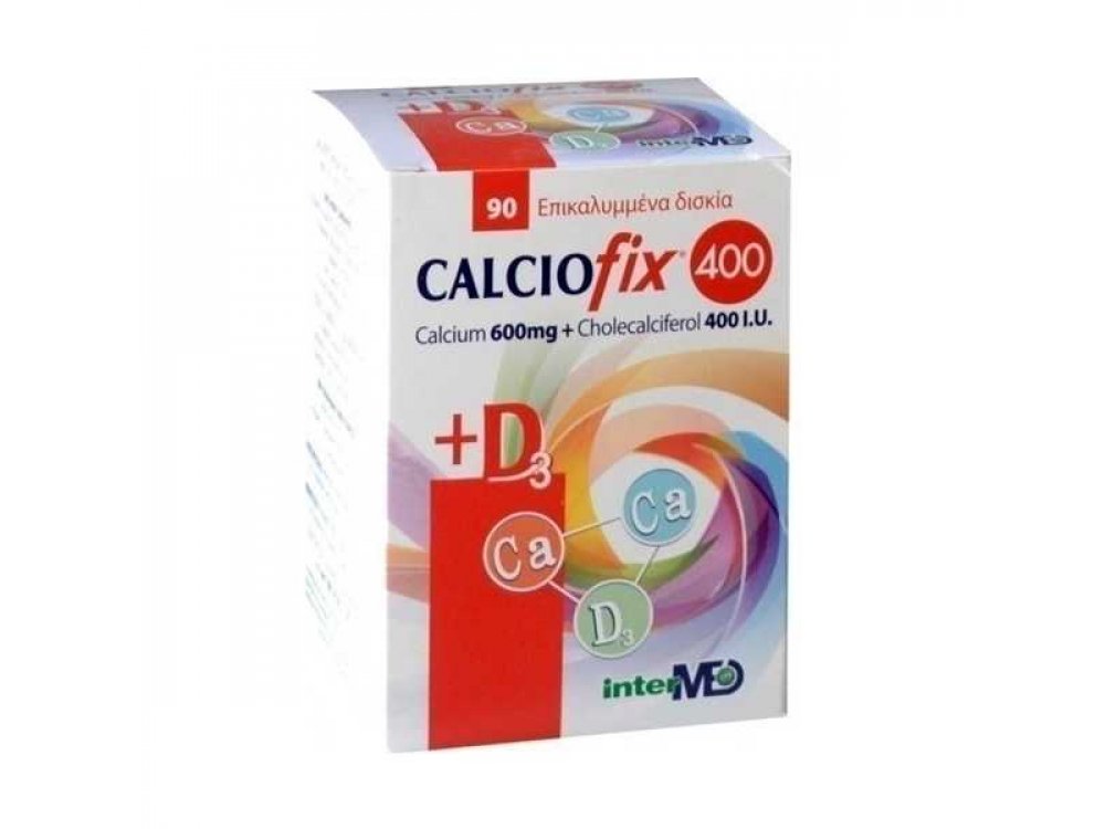 INTERMED CALCIOFIX 400 (CALCIUM 600MG+400IU D3) 90TABS