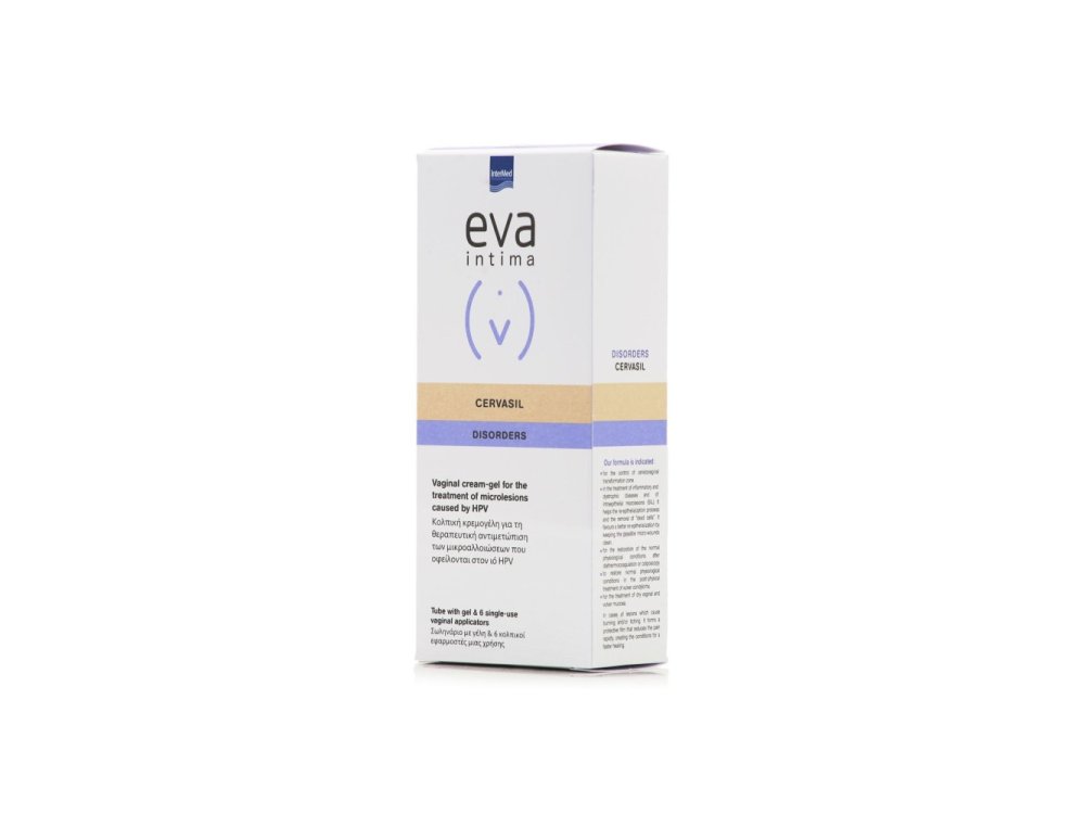 Intermed Eva Intima Cervasil Vaginal Cream-Gel Κολπική Κρεμογέλη για Αλλοιώσεις από τον HPV, 30ml