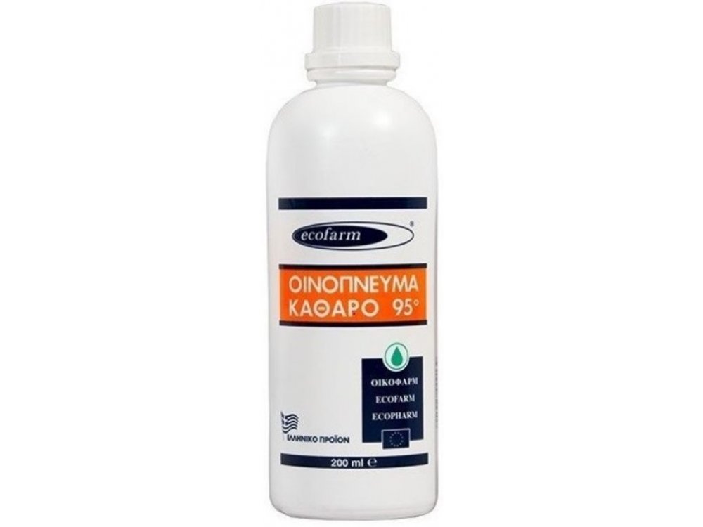 ECOFARM ΟΙΝΟΠΝΕΥΜΑ ΚΑΘΑΡΟ 200ML