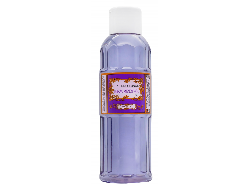 Eau De Cologne Μενούνος Λεβάντα 60 βαθμών, 1lt