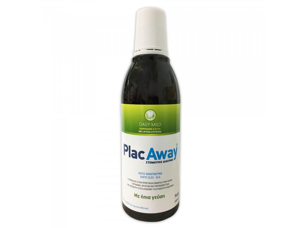 PLAC AWAY DAILY CARE Ήπιο Στοματικό Διάλυμα 500ml
