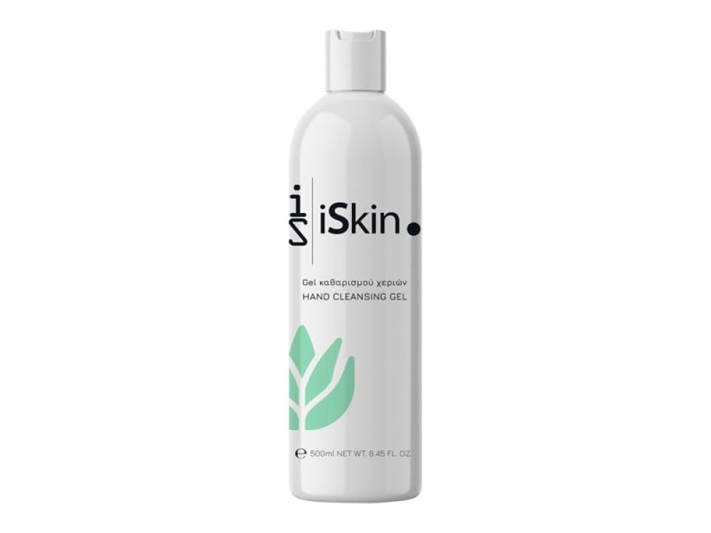 Iskin Hand Cleansing Gel, Καθαρισμού Χεριών με 70% Οινόπνευμα, 500ml