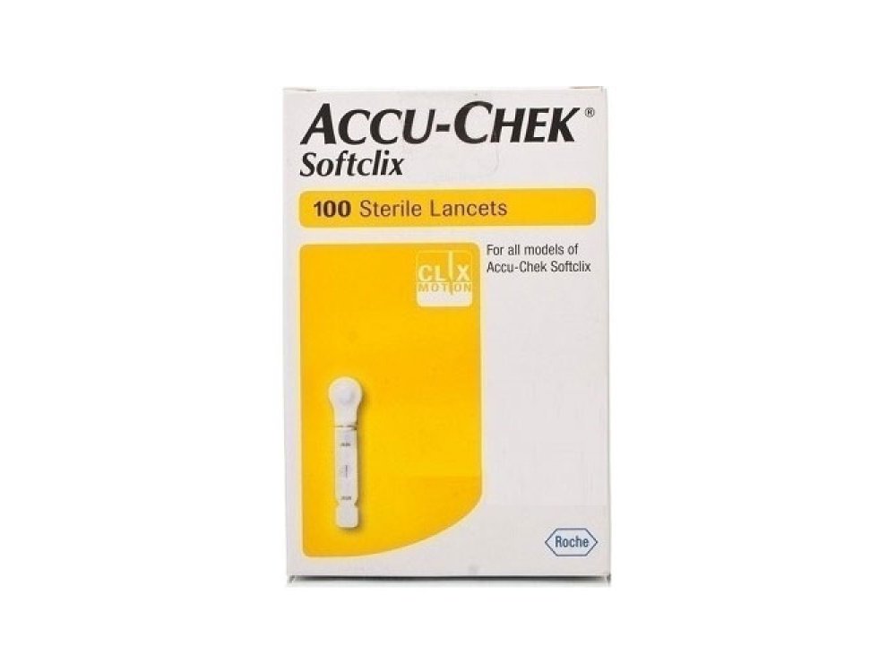 Roche Accu-Chek Softclix 100 Βελόνες για Μέτρηση Σακχάρου