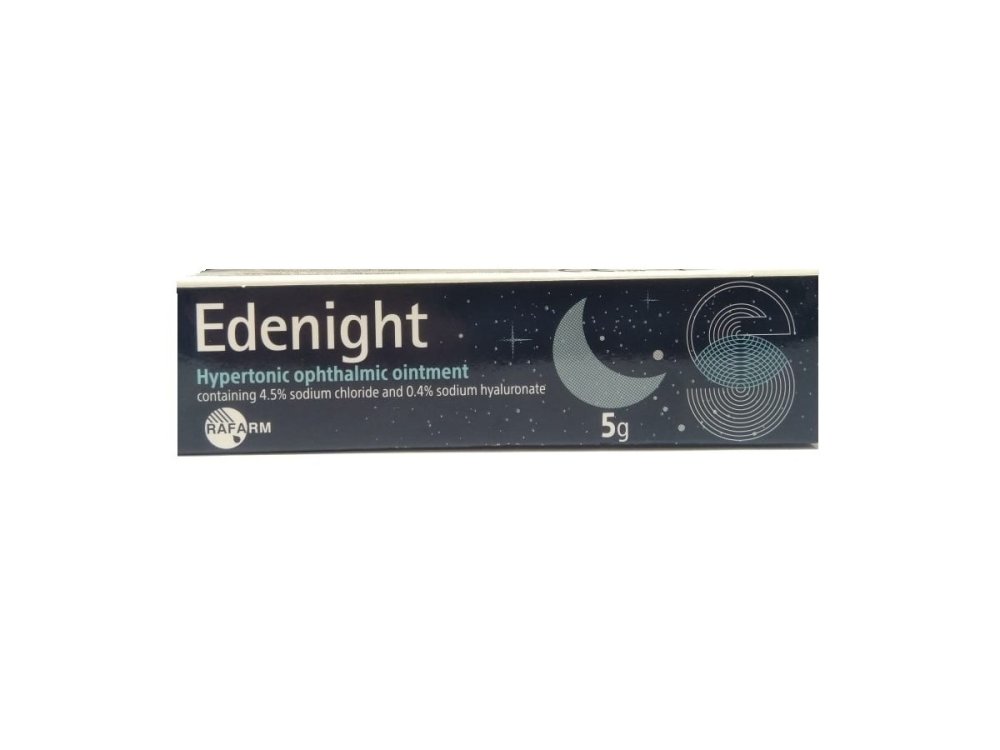 Rafarm Εdenight Hypertonic 0,4% Eye Ointment, Υπέρτονη Οφθαλμική Αλοιφή, 5gr