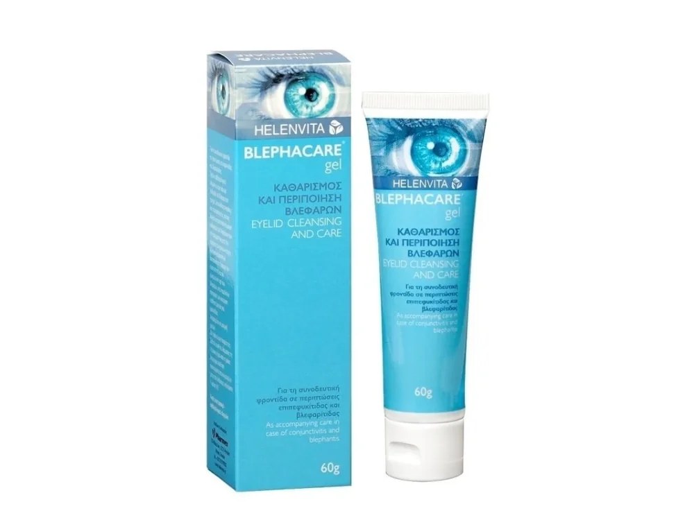 Helenvita Blephacare Gel Οφθαλμικό Τζελ για την Καθημερινή Περιποίηση & Υγιεινή των Βλεφάρων, 60 gr