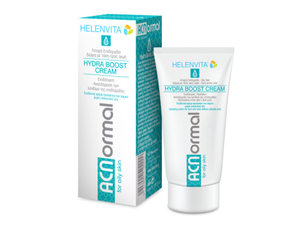 Helenvita ACNormal Hydra Boost Cream Κρέμα Προσώπου Ελαφριάς Υφής Χωρίς Σαλικυλικό Οξύ, 60ml