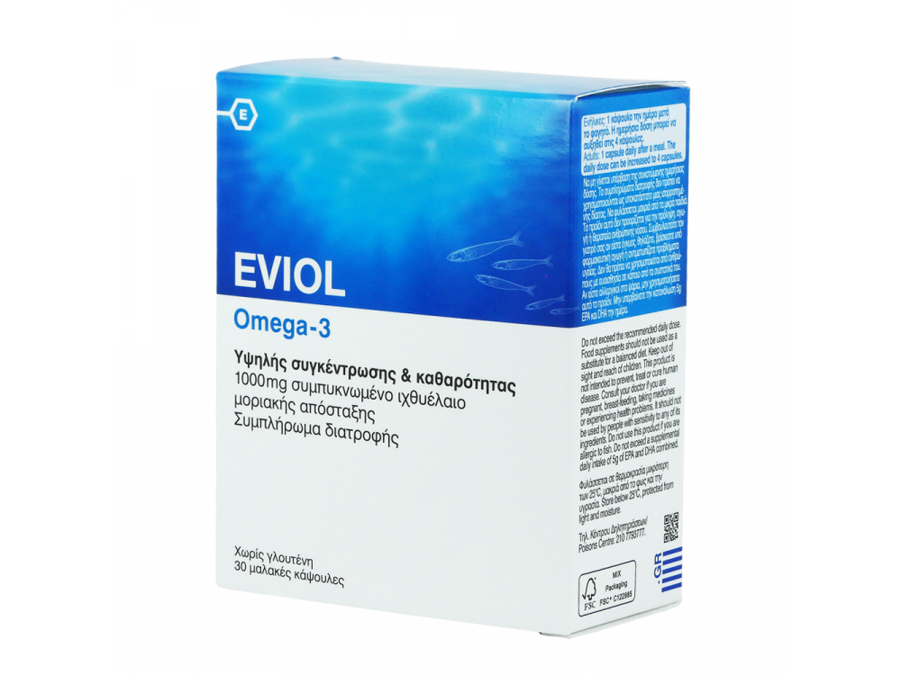 EVIOL OMEGA-3 30 CAPS